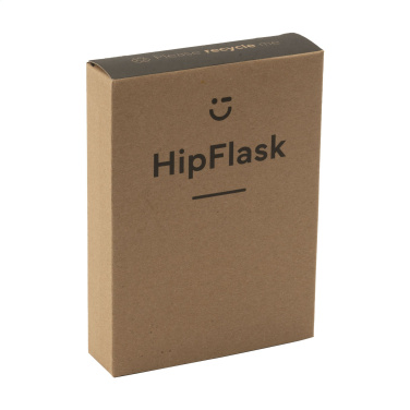 Logo trade mainoslahjat tuotekuva: Hipflask Bamboo 200 ml juomapullo