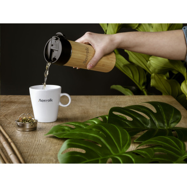 Logotrade mainoslahja tuotekuva: Sakura 360 ml bambu lämpöpullo/termokuppi