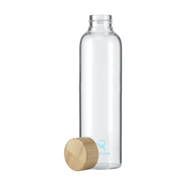 Logotrade mainoslahjat ja liikelahjat tuotekuva: Senga Glass Bamboo 500 ml juomapullo