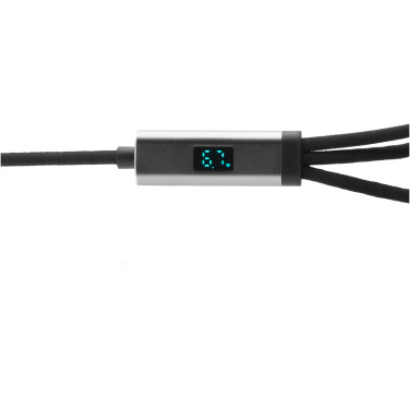 Logotrade mainoslahjat ja liikelahjat tuotekuva: SCX.design C53 100 W:n rPET-muovista valmistettu ultranopea 5-in-1-latauskaapeli
