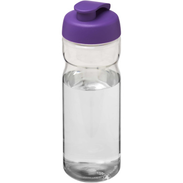 Logo trade mainoslahja ja liikelahja tuotekuva: H2O Active® Eco Base 650 ml -urheilujuomapullo läppäkannella