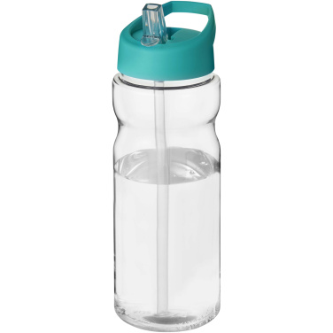 Logo trade liikelahja kuva: H2O Active® Eco Base 650 ml -urheilujuomapullo kaatonokkakannella