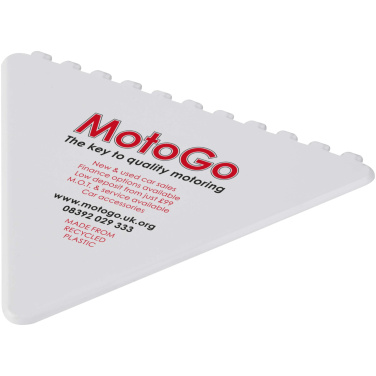 Logotrade mainoslahjat ja liikelahjat tuotekuva: Frosty triangular recycled plastic ice scraper