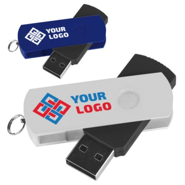 Logo trade liikelahjat mainoslahjat kuva: Metalli- ja muovinen USB-tikku