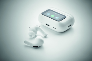 Logo trade mainoslahja ja liikelahja tuotekuva: ABS TWS -kuulokkeet