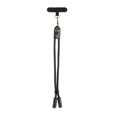 Logotrade liikelahjat kuva: LoopAmp RCS RPET - puhelinrannehihna 60 W:n kaapelilla