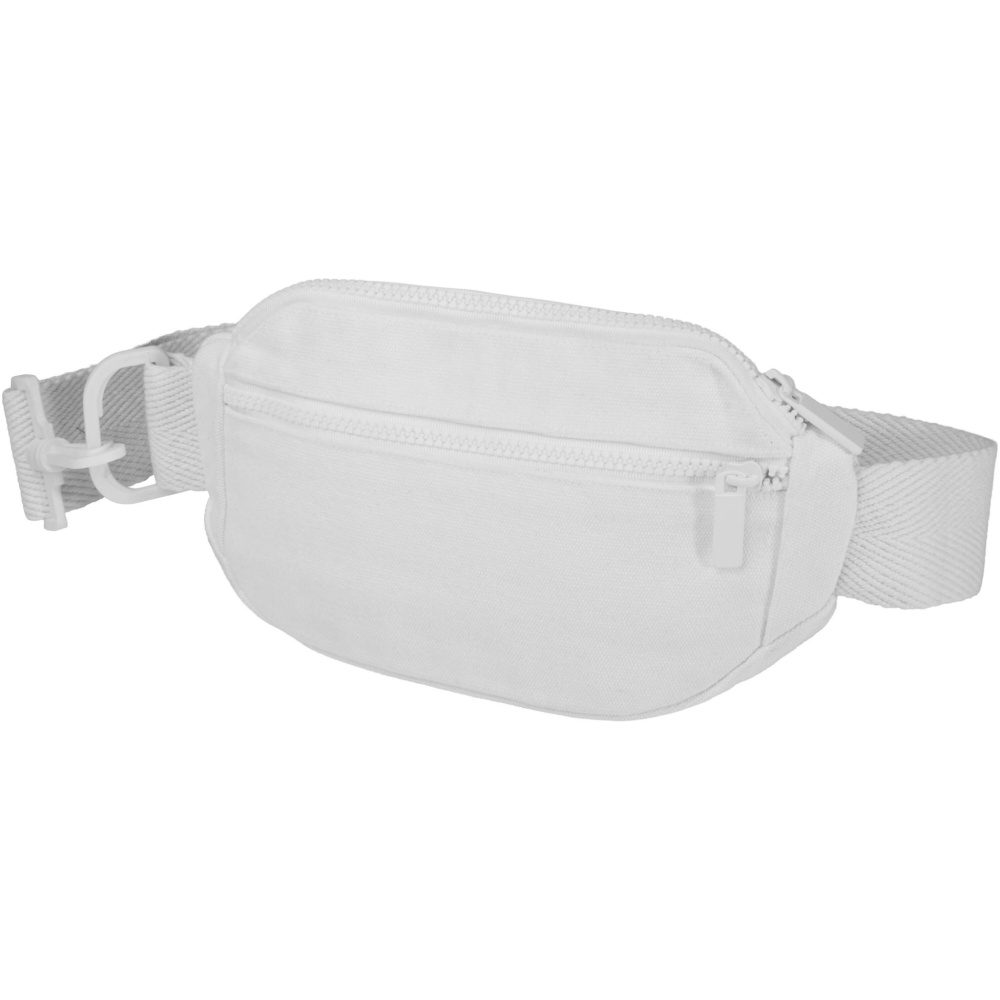 Logotrade liikelahja tuotekuva: Crescent 500 g/m²:n Aware™ kierrätetty crossbody-laukku