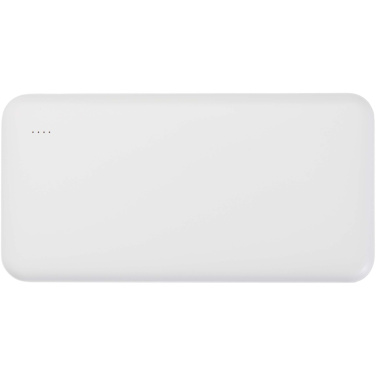 Logo trade mainoslahja ja liikelahja tuotekuva: Intan 10 000 mAh:n ja 10 W:n varavirtalähde kierrätetystä muovista