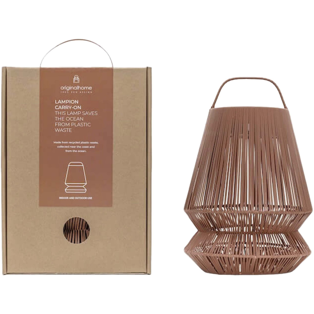 Logotrade mainoslahjat ja liikelahjat tuotekuva: Originalhome Lampion kierrätetty kannettava lampunvarjostin