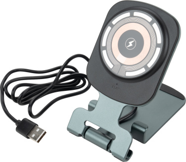 Logotrade mainostuote tuotekuva: Puhelinteline langattomalla laturilla