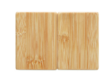 Logotrade mainoslahjat ja liikelahjat tuotekuva: Bambu suola & pippurisetti