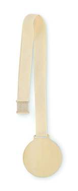 Logo trade liikelahja kuva: Puinen mitali