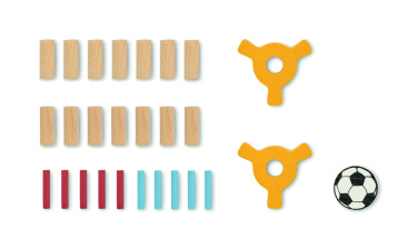 Logo trade liikelahja kuva: Puinen jalkapallopeli