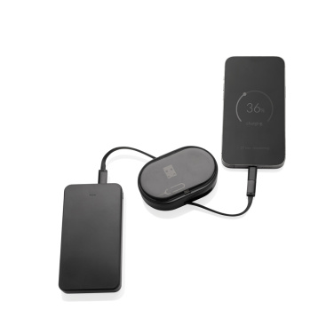 Logo trade liikelahja kuva: Chargevix RCS -kierrätysmuovinen 60 W lataussetti