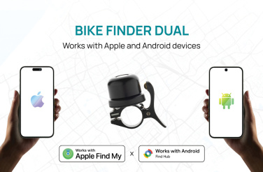 Logotrade mainoslahja tuotekuva: Bike Finder Dual RCS - pyörän kello paikannuksella