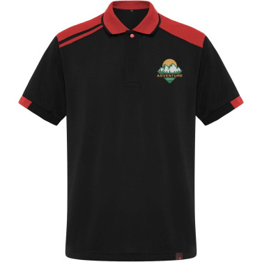 Logo trade mainostuote kuva: Samurai antibakteerinen lyhythihainen unisex-poolopaita 160 g/m2