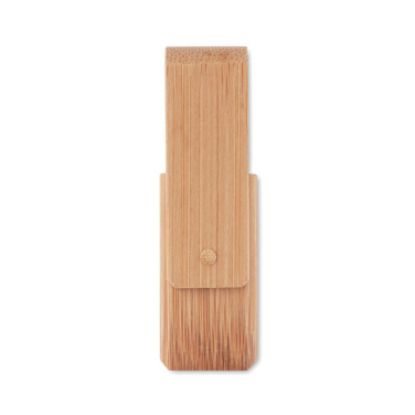 Logotrade mainoslahjat ja liikelahjat tuotekuva: Bambu USB-muistitikku 1-64GB.
