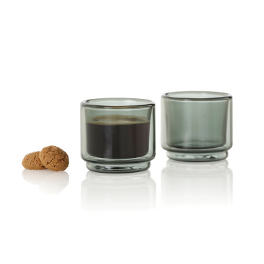 Logotrade mainoslahja tuotekuva: AdHoc Impact -espressomuki 45 ml, 2 kpl:n sarja