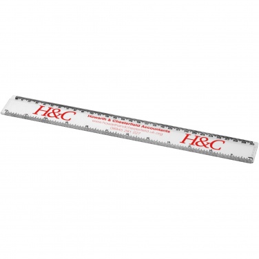 Logotrade reklaminės dovanos nuotrauka: Renzo 30 cm plastikinė liniuotė