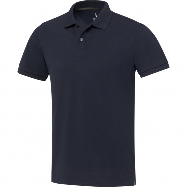 Logotrade reklaminės dovanos nuotrauka: Smaragdinis trumpomis rankovėmis unisex Aware™ perdirbtas polo
