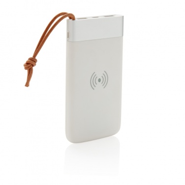 Logotrade reklaminiai produktai nuotrauka: Aria 8.000 mAh 5W belaidžio įkrovimo maitinimo blokas