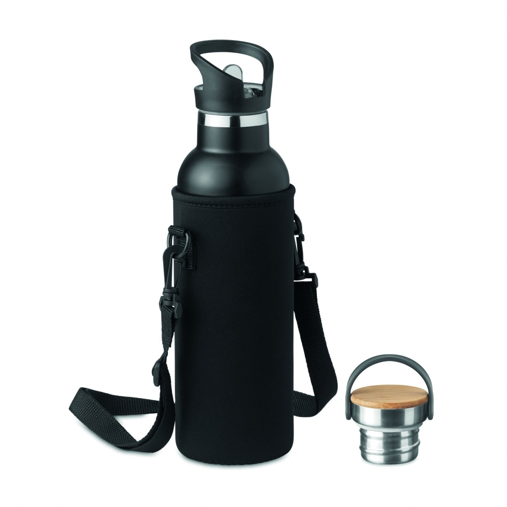 Logotrade dovana nuotrauka: Dvigubos sienelės kolba 700 ml