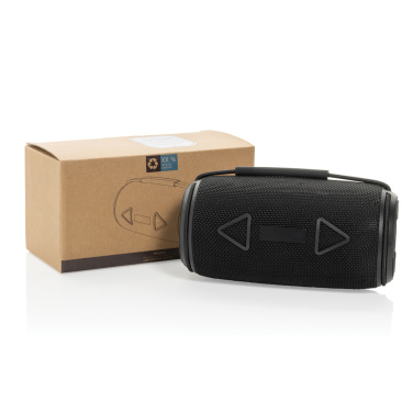 Logotrade firminės dovanos nuotrauka: „Prisma RCS“ perdirbto plastiko IPX 4 vandeniui atsparus 16 W garsiakalbis