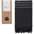 Originalhome perdirbtas audinys - 85 x 175 cm, Juoda