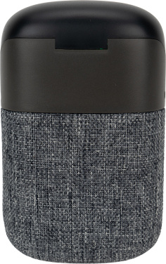 Logotrade reklaminiai produktai nuotrauka: „Bluetooth“ garsiakalbis HF01 su įmontuotomis ausinėmis 2 viename