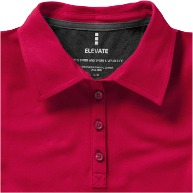 Logotrade reklaminės dovanos nuotrauka: „Markham“ trumpomis rankovėmis moteriškas tamprus polo