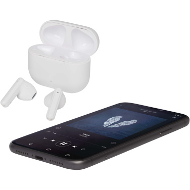 Logotrade reklaminės dovanos nuotrauka: „Altais“ perdirbto plastiko belaidės „Bluetooth®“ ausinės