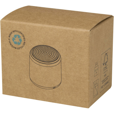 Logotrade dovana nuotrauka: „Velkis“ 3 W perdirbto plastiko belaidis „Bluetooth®“ garsiakalbis