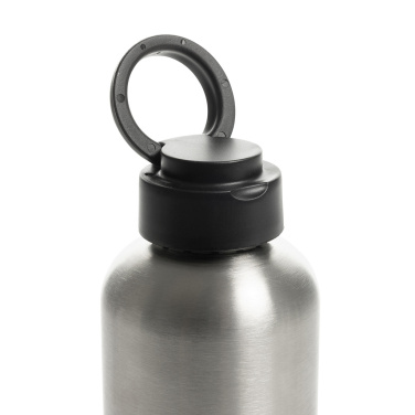 Logotrade reklaminės dovanos nuotrauka: Ripple RCS R-steel nepralaidus vandens butelis su rankena 750 ml