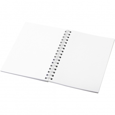 Logotrade biznesa dāvanas foto: Desk-Mate® spirālveida A6 piezīmjdatora PP vāciņš