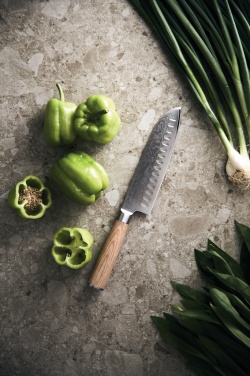 Logotrade korporatīvās dāvanas foto: VINGA Hattasan Damascus Santoku nazis