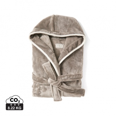 Logotrade logo dāvanas foto: VINGA Louis luksusa plīša RPET halāts izmērs L-XL