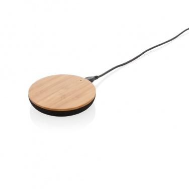Logotrade dāvanas foto: Bamboo X 5W bezvadu lādētājs