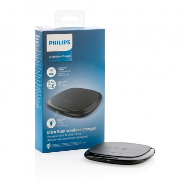 Logotrade korporatīvās dāvanas foto: Philips 10 W Qi bezvadu lādētājs