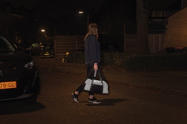 Logotrade biznesa dāvanas foto: AWARE™ RPET Atstarojoša nedēļas nogales soma