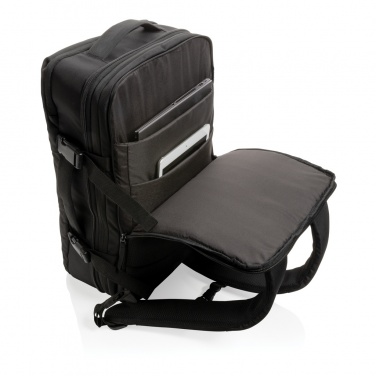 Logotrade dāvanas foto: Swiss Peak AWARE™ RPET 15,6 collu paplašināma nedēļas nogales mugursoma