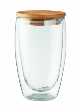 Logotrade korporatīvās dāvanas foto: Divsienu stikls 450 ml Frankfurt
