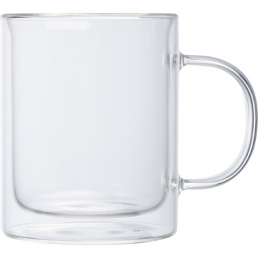 Logotrade logo dāvanas foto: Divsienu krūze CARACAS 350 ml