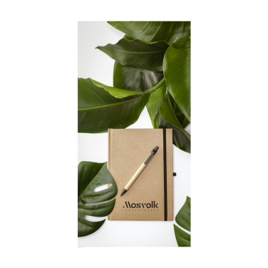 Logotrade korporatīvās dāvanas foto: Kabatas ECO Paper A5 piezīmju grāmatiņa