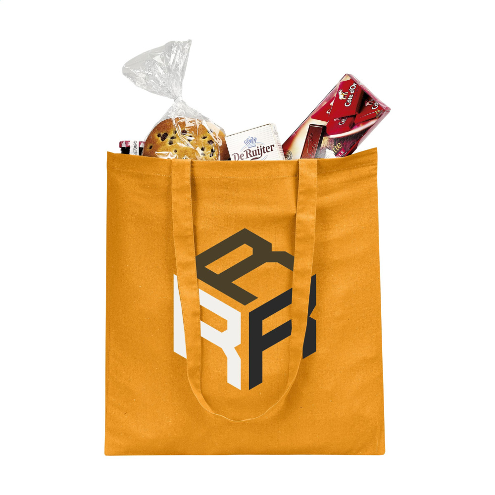 Logotrade ziemassvētku dāvanas foto: Shoppy Color Bag (135 g/m²) kokvilnas maisiņš