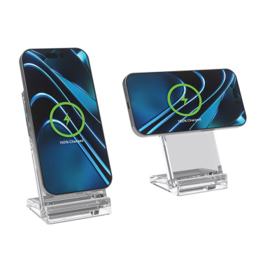 Logotrade Ideja dāvanas foto: Magcharge 15W magnētiskais bezvadu uzlādes statīvs