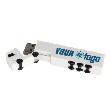 Logotrade ziemassvētku dāvanas foto: Plastmasas USB zibatmiņa