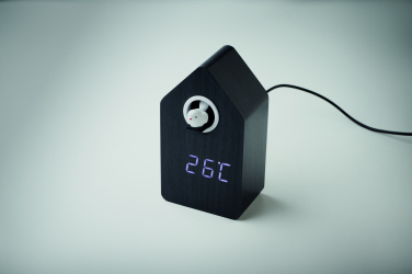 Logotrade logo dāvanas foto: MDF dzeguzes modinātājpulkstenis