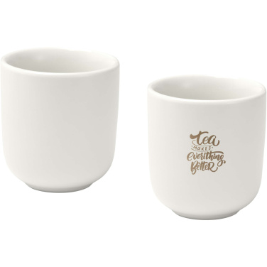 Logotrade ziemassvētku dāvanas foto: Vīriešu 90 ml keramikas espresso krūzītes - 2 gab. komplekts