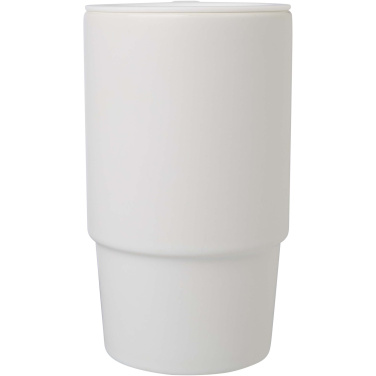 Logotrade dāvanas foto: Carter 450 ml keramikas krūze ar plastmasas vāku