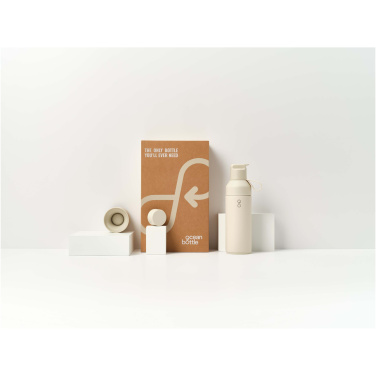Logotrade dāvanas foto: Okeāna pudele 500 ml 3-in-1 dāvanu komplekts